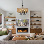 Walker Edison | Modern Farmhouse Chandelier Light Fixture Thumbnail