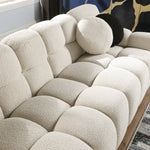 Walker Edison | Marshmallow Cloud Boucle 3 Seater Sofa Thumbnail