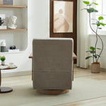 Walker Edison | Swivel Modern Upholstered Accent Chair Thumbnail