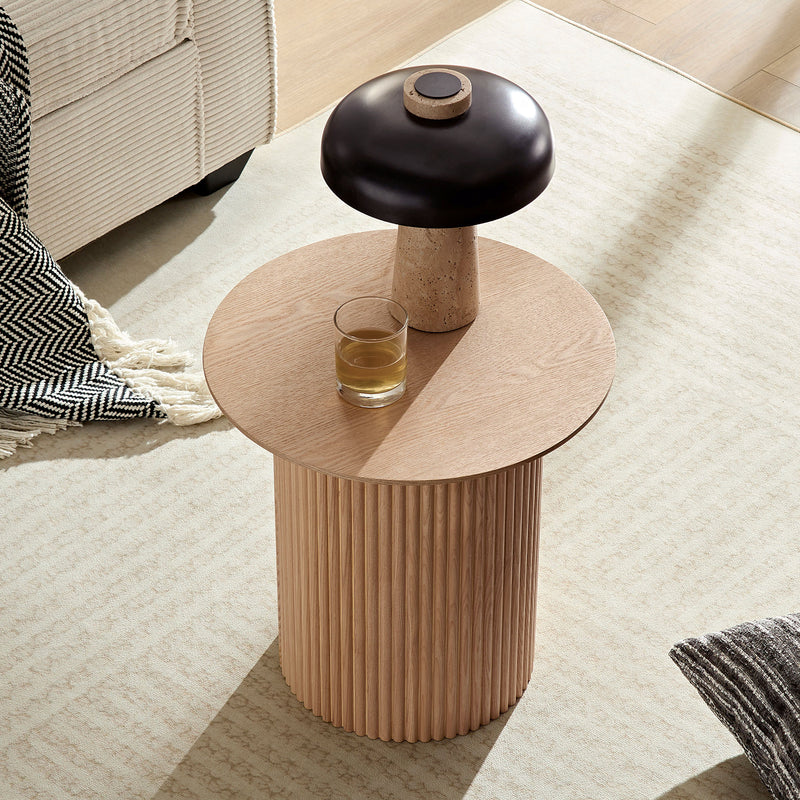 Walker Edison | Fluted Side Accent Table