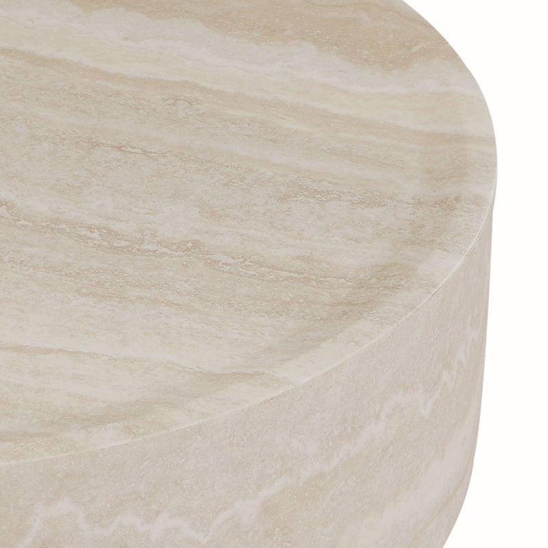 Walker Edison | Faux Marble Pattern Modern Coffee Table