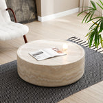 Walker Edison | Faux Marble Pattern Modern Coffee Table Thumbnail