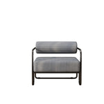 Walker Edison | Corduroy Contemporary Modern Iron Accent Chair Thumbnail