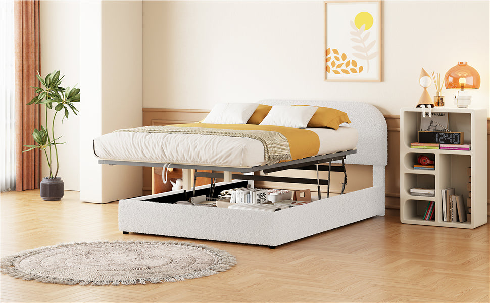 Walker Edison Teddy Platform Bed - Thumbnail 5