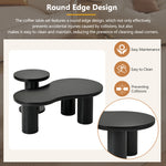 Walker Edison | Cloud Shape Nesting Coffee Table Set of 2 Thumbnail