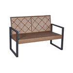 Walker Edison | Outdoor Wicker 4-Piece Patio Furniture Set Thumbnail