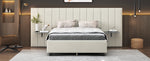 Walker Edison | Full Size Upholstered Platform Bed Thumbnail