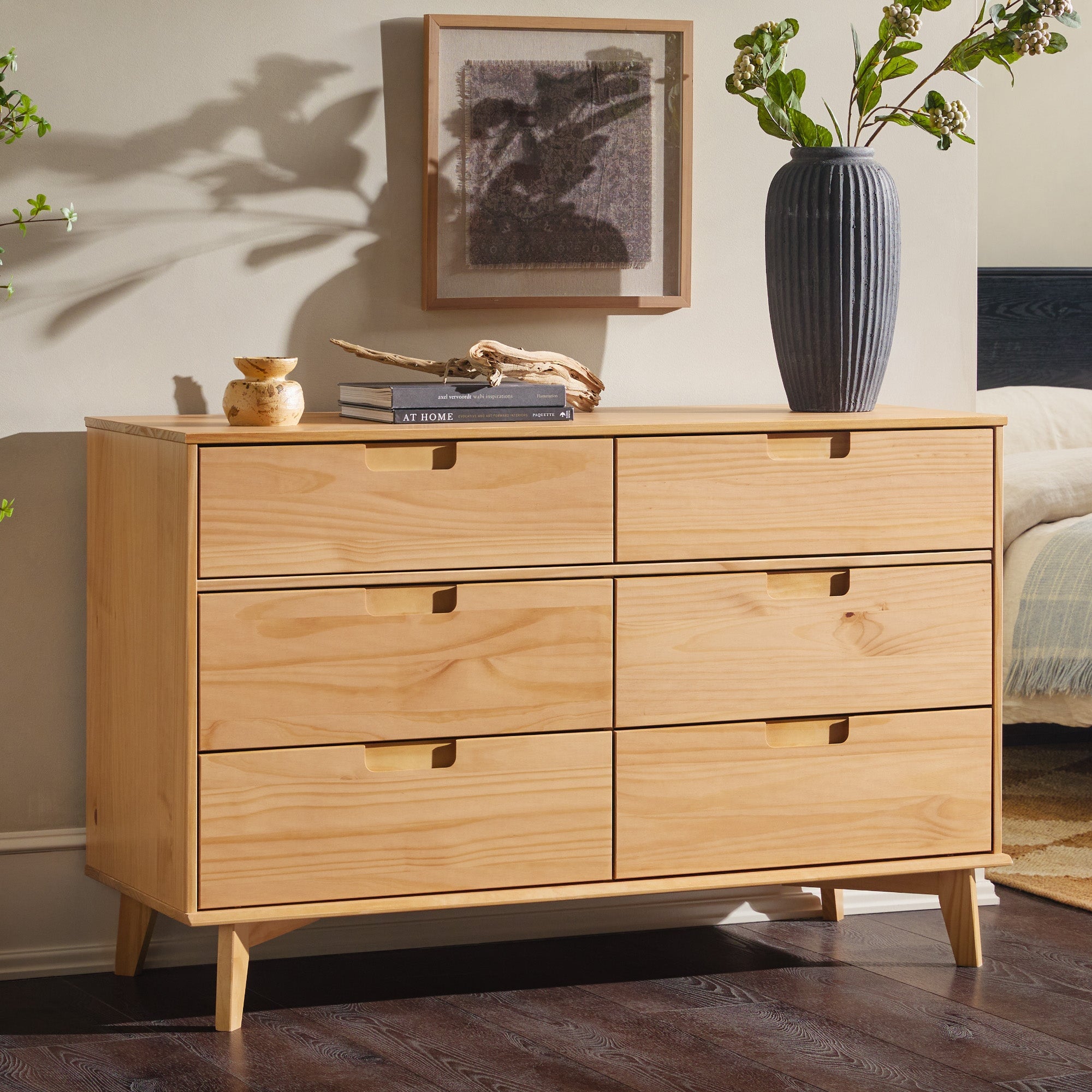 Best MidCentury Modern Dresser Solid Wood Collection Walker Edison