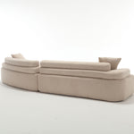 Walker Edison | Boucle Modular Sleek Sofa Thumbnail