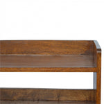 Walker Edison | Chestnut Nordic Storage Bench Thumbnail