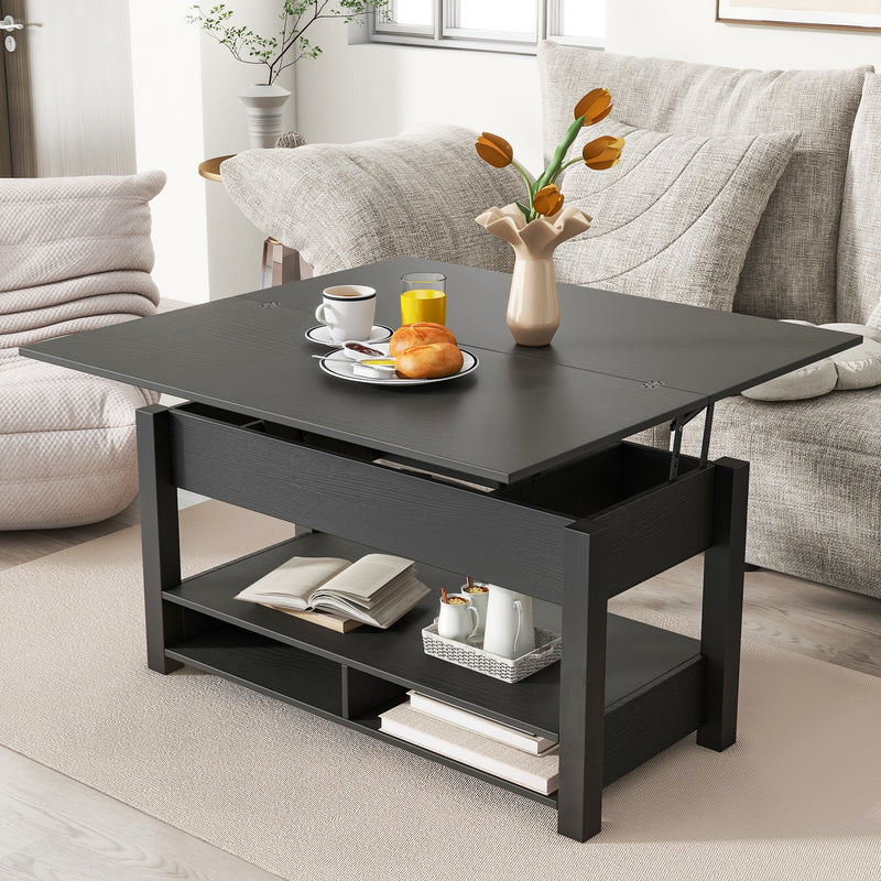 Walker Edison | Multi-Functional Lift Top Coffee Table & Desk