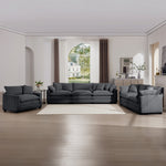 Walker Edison | 3 Piece Cloud Sofa Set Thumbnail