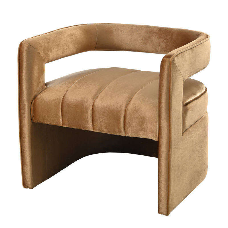 Walker Edison | Modern Luxury Curved Velvet Accent Chair