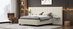 Walker Edison | Full Size Upholstered Platform Bed Thumbnail