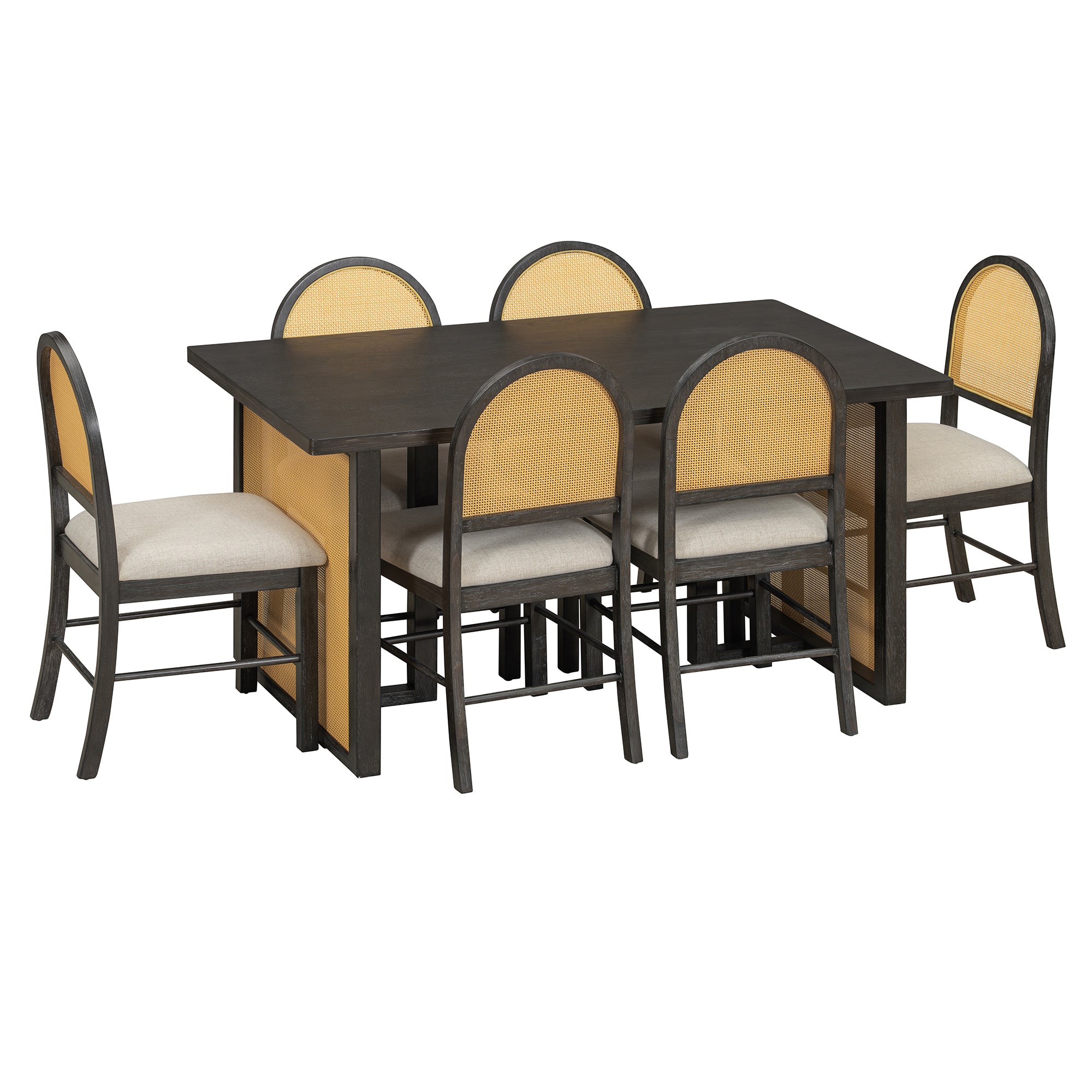 Walker Edison Dining Table Set