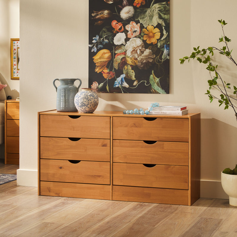 Declan 6-Drawer Solid Wood Dresser - RATING & REVIEW PROGRAM