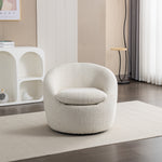 Walker Edison | Boucle Swivel Chair Thumbnail