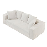 Walker Edison | Corduroy 3 Seater Modular Couch Thumbnail