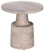 Walker Edison | Contemporary Round Solid Wood End/Side Table Thumbnail