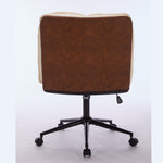 Walker Edison | Oversize Criss-Cross Desk Chair with Wheels Thumbnail