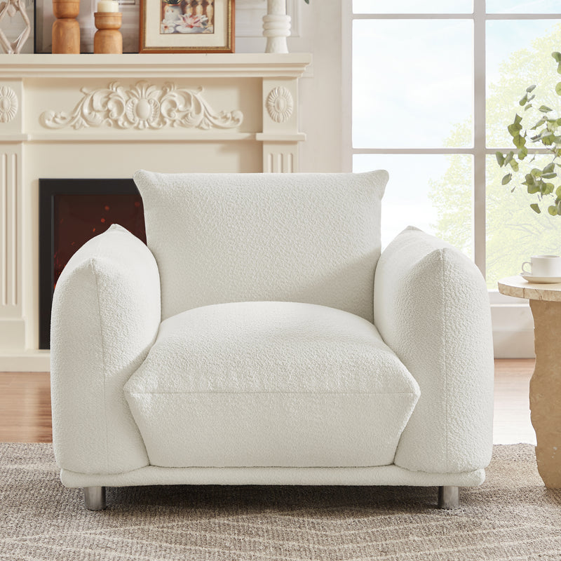 Walker Edison | Sherpa Cloud Accent Chair