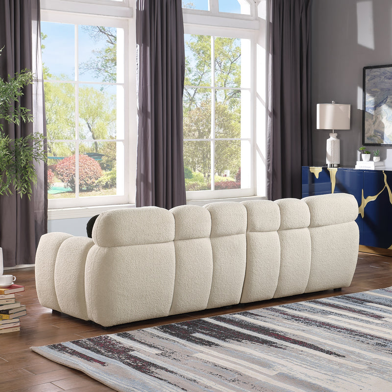 Walker Edison | Marshmallow Cloud Boucle 3 Seater Sofa