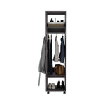 Walker Edison | Minimalist Tall Wardrobe Armoire Storage Cabinet with Mirrorlook Thumbnail