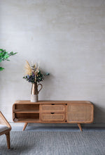 Walker Edison | Teak TV Stand Sideboard Thumbnail