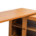 Walker Edison | Modern L-shaped 66" Desk with Storage Thumbnail