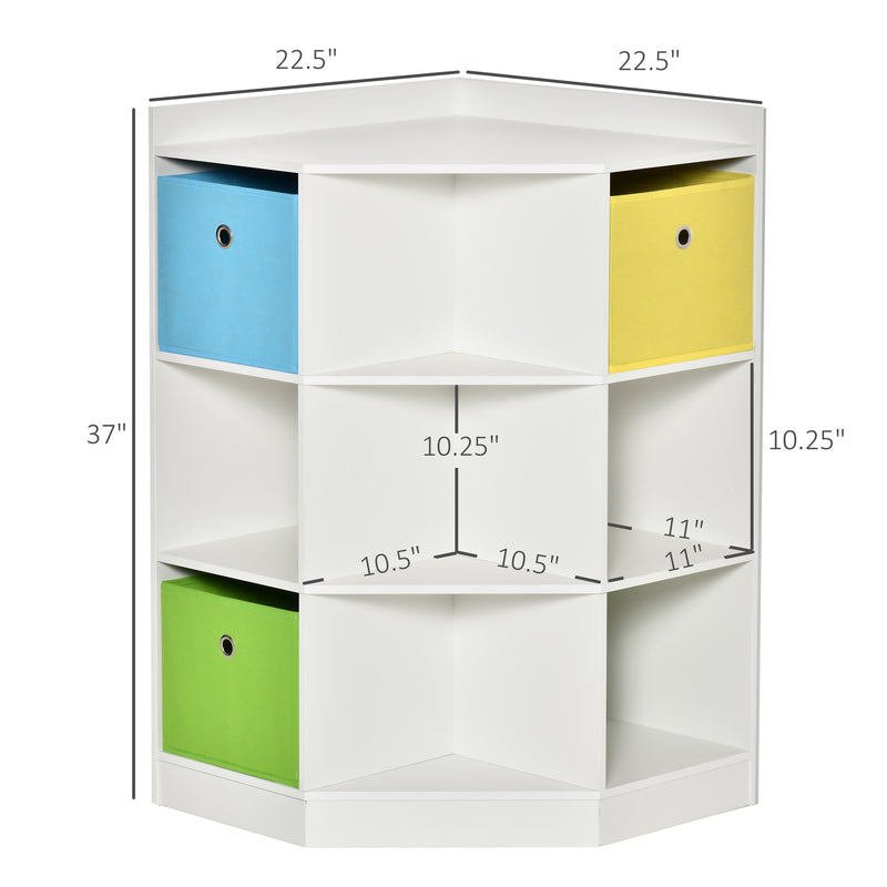 Walker Edison | Kids Corner Cubby Storage Cabinet