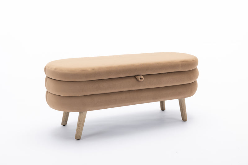 Walker Edison| Velvet Storage Bench