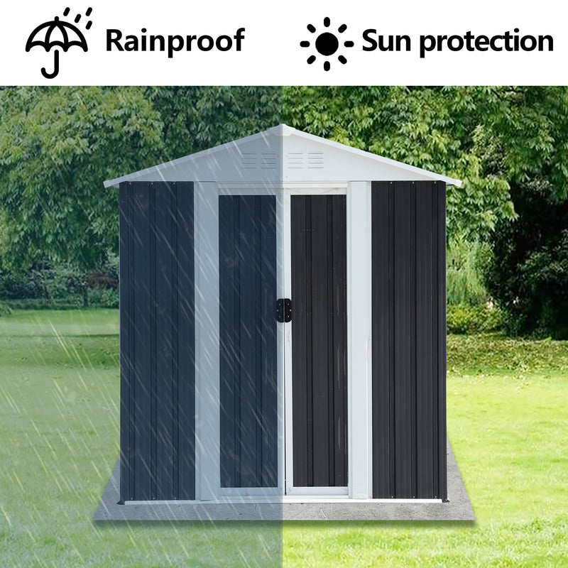 Walker Edison | Outdoor Waterproof Storage Shed