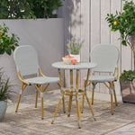 Walker Edison | Outdoor French Bistro Chat Set Thumbnail