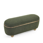 Walker Edison | Upholstered Storage Ottoman Bench Thumbnail