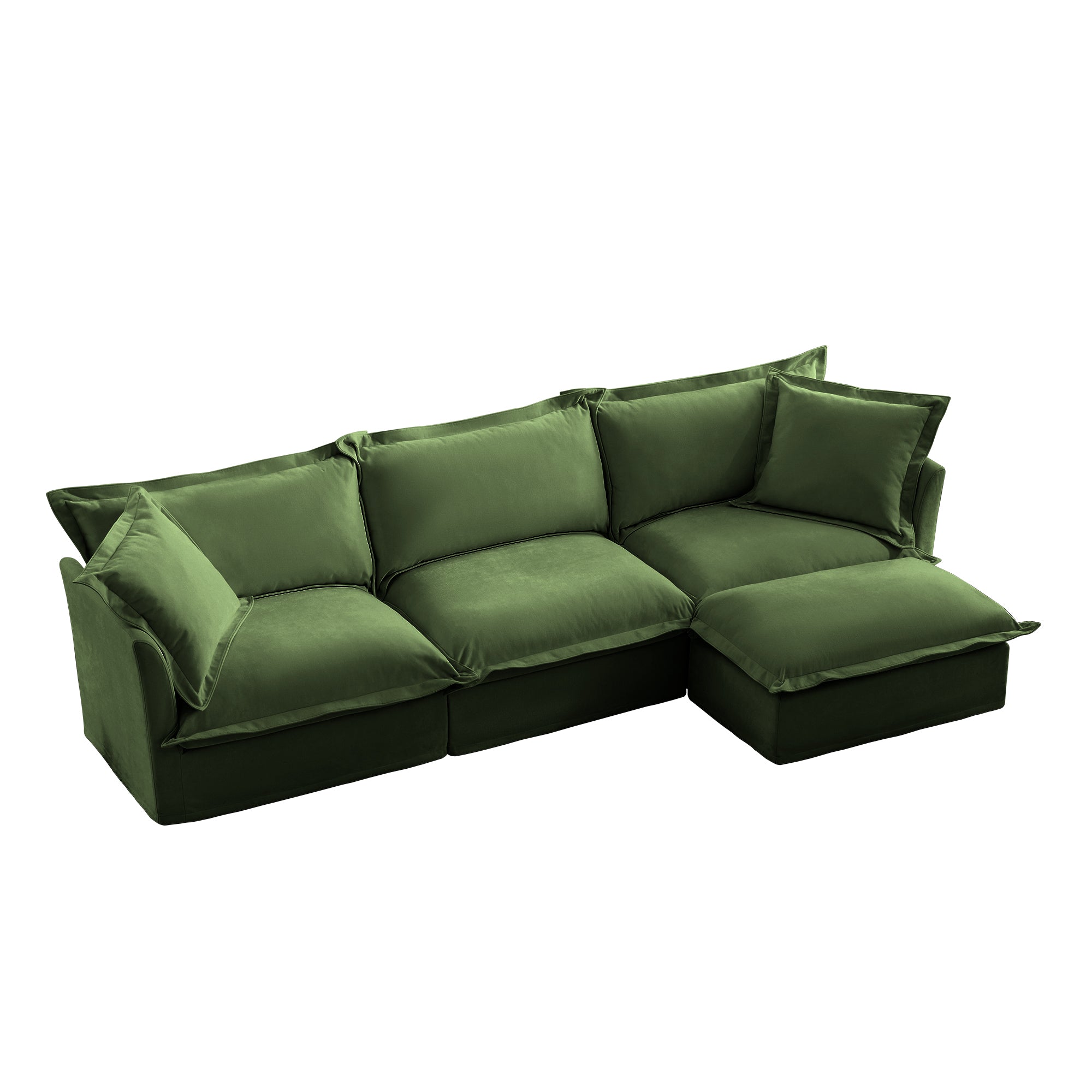 Walker Edison Sectional Sofa - Thumbnail 2