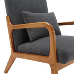 Walker Edison | Modern Accent Chair with One Pillow Thumbnail