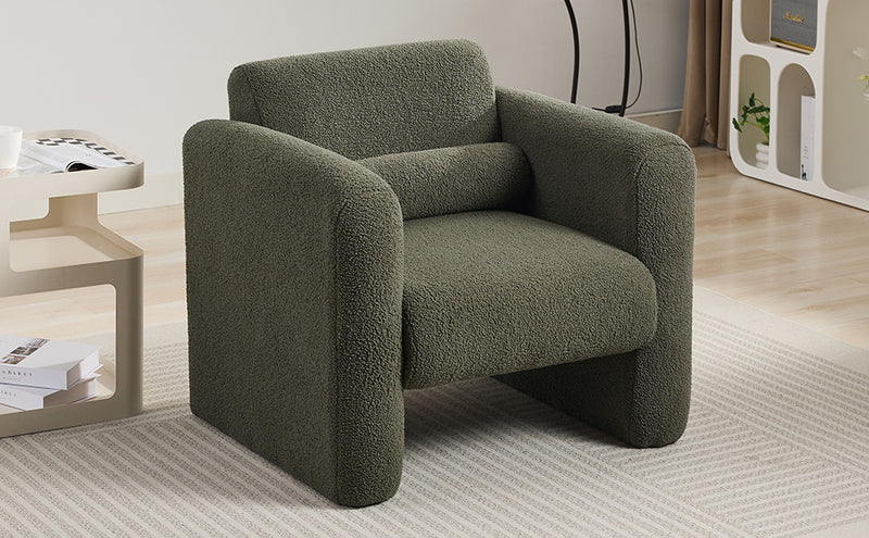 Walker Edison | Sherpa Modern Cloud Accent Chair