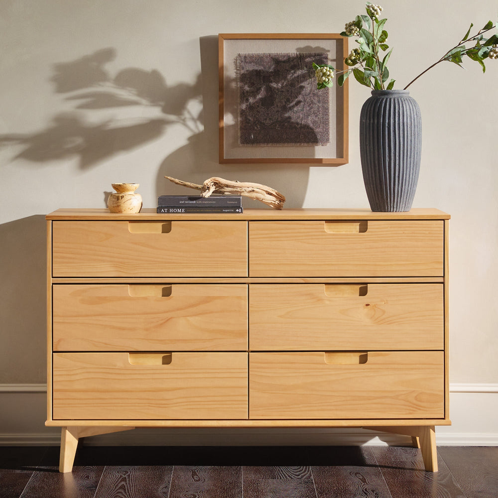 walker edison mid century modern dresser Sloane Mid Century Modern Solid Wood Dresser