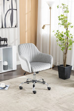 Walker Edison | Velvet Modern Home Office Desk Chair Thumbnail