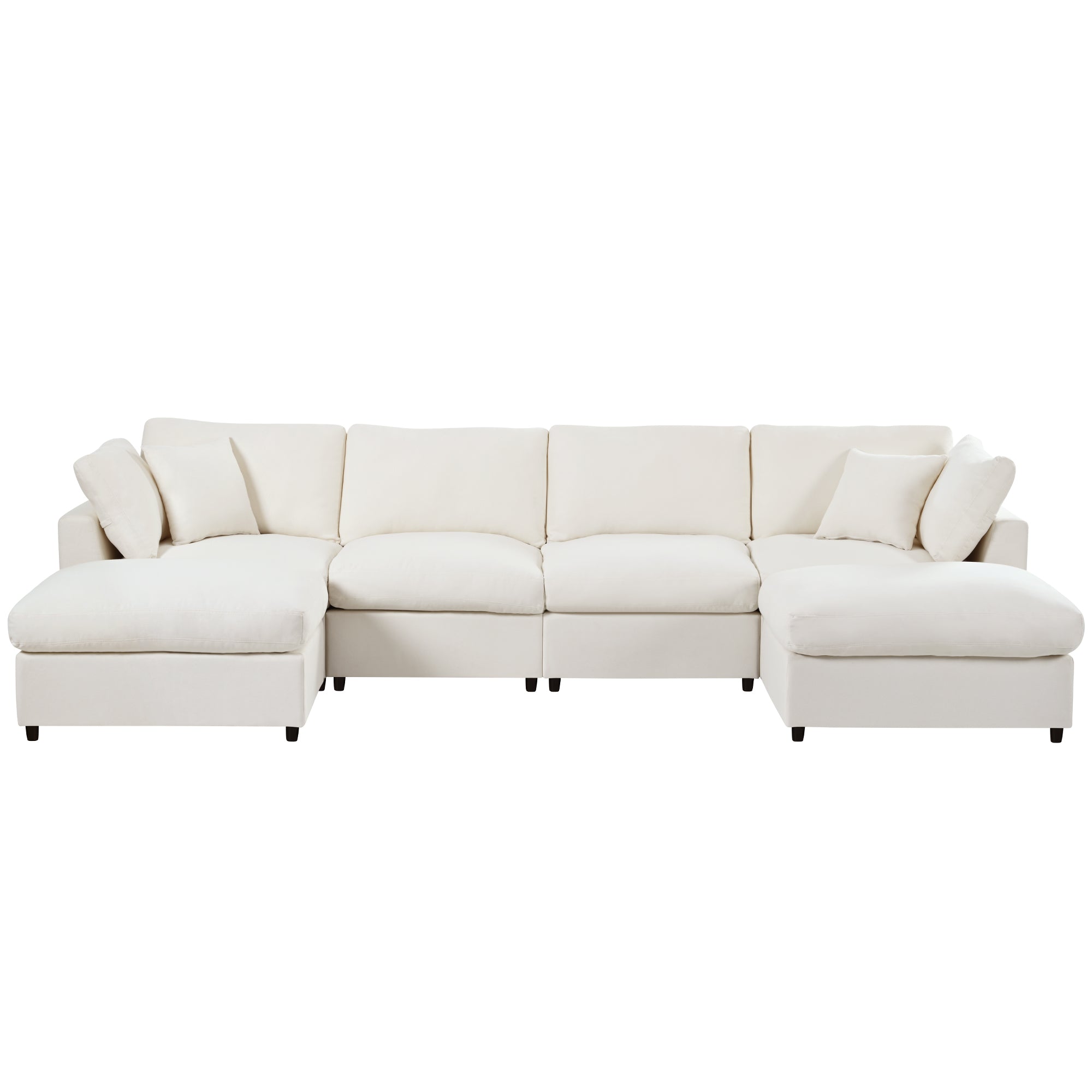 Walker Edison Modular Sectional Sofa - Thumbnail 4
