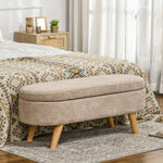 Walker Edison | Teddy Storage Ottoman Bench for any room Thumbnail