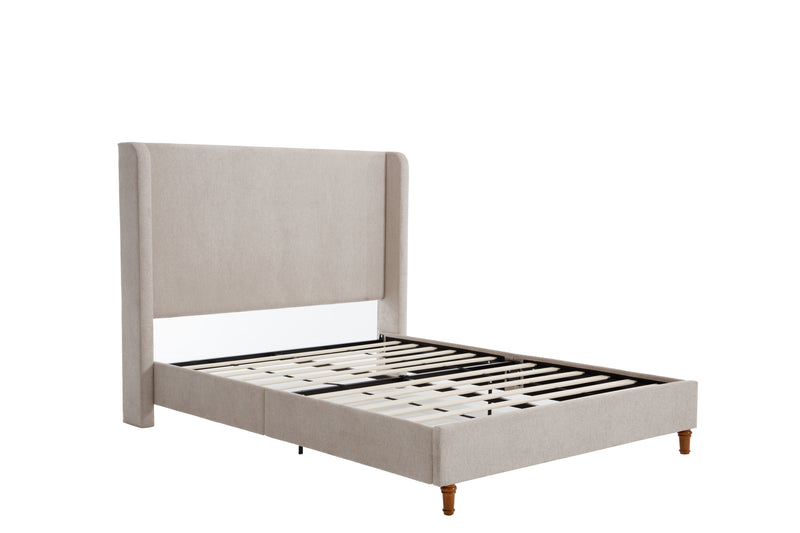 Walker Edison | Harper Tall Headboard Upholstered Bed