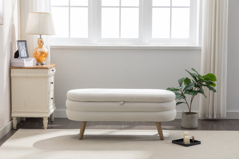 Walker Edison | Velvet Storage Bench