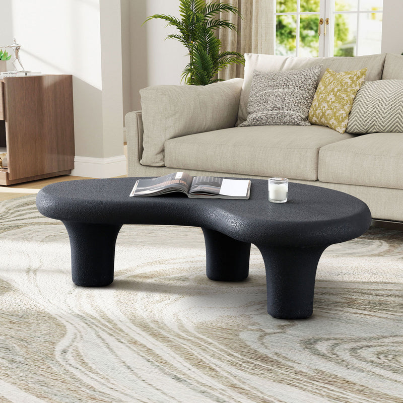 Walker Edison | Modern Cloud Shape Coffee Table