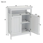 Walker Edison | Double Shutter Doors Storage Cabinet Thumbnail