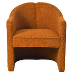 Walker Edison | Boucle Curved Design Accent Chair Thumbnail