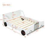 Walker Edison | Full Size Car Shaped Platform Bed Thumbnail