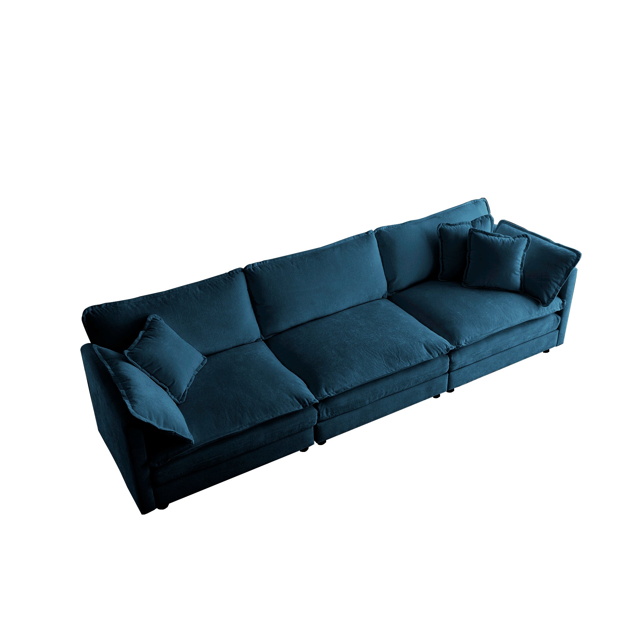 Walker Edison Cloud Loveseat Sofa - Thumbnail 3