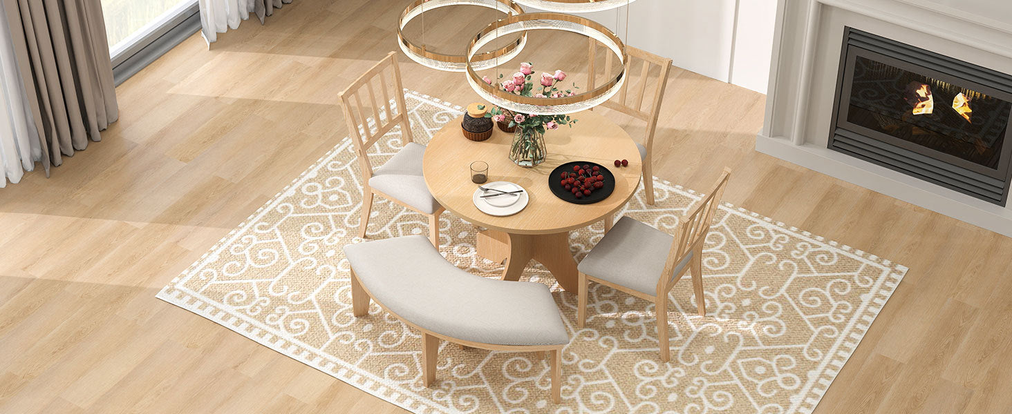 Walker Edison Dining Set - Thumbnail 4