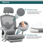 Walker Edison | White Mesh High Back Ergonomic Office Desk Chair Thumbnail